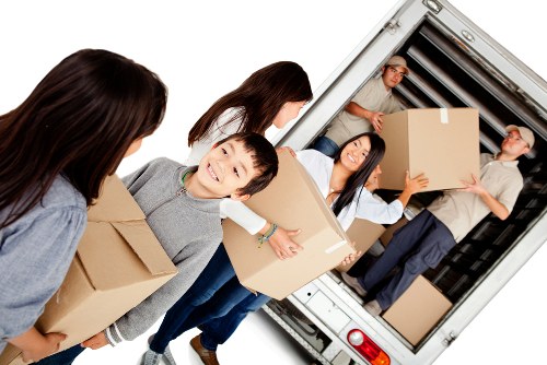 Movers helping with a residential move in Enfield