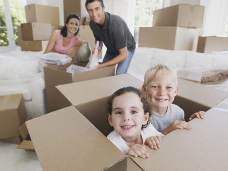 House moving team preparing a residential move in Enfield