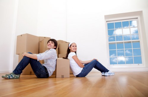 Commercial office removal service in Enfield with careful loading