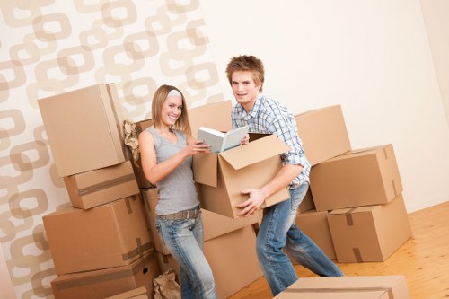Local moving team planning access and parking for a home removal in Enfield