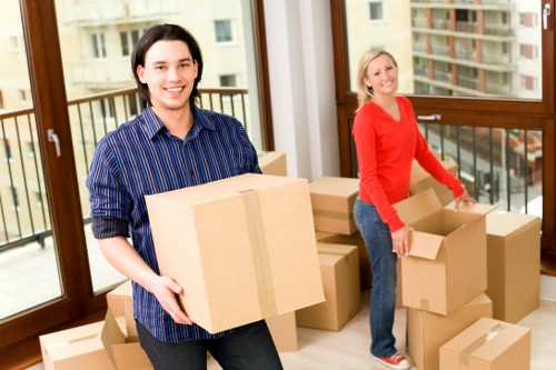 Local movers handling a careful move across Enfield