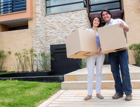 Careful packing and furniture handling during a house move